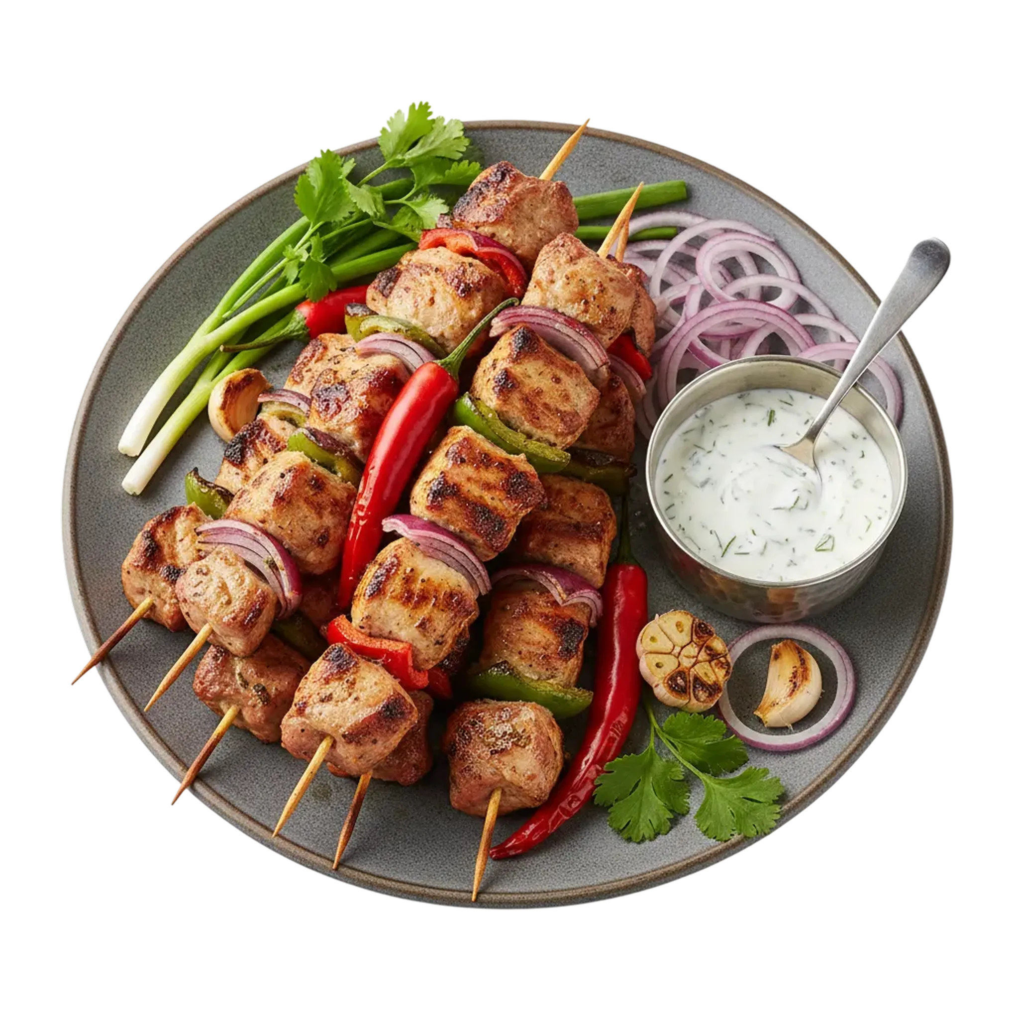 Шашлык из свиной корейки